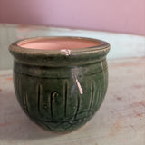 vintage green planter