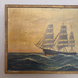 large antique sailboat art