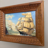 small framed boat/water picture style 1