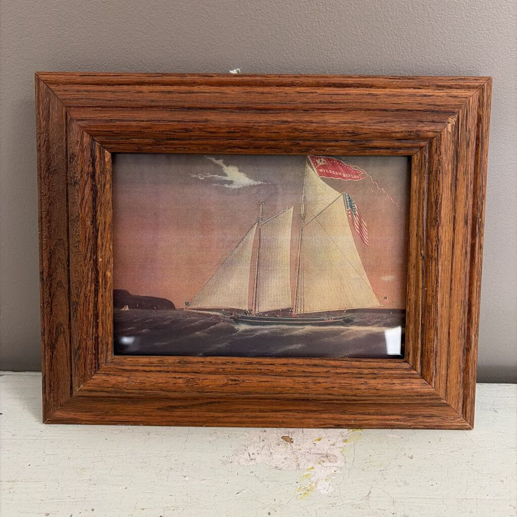 small framed boat/water picture style 2