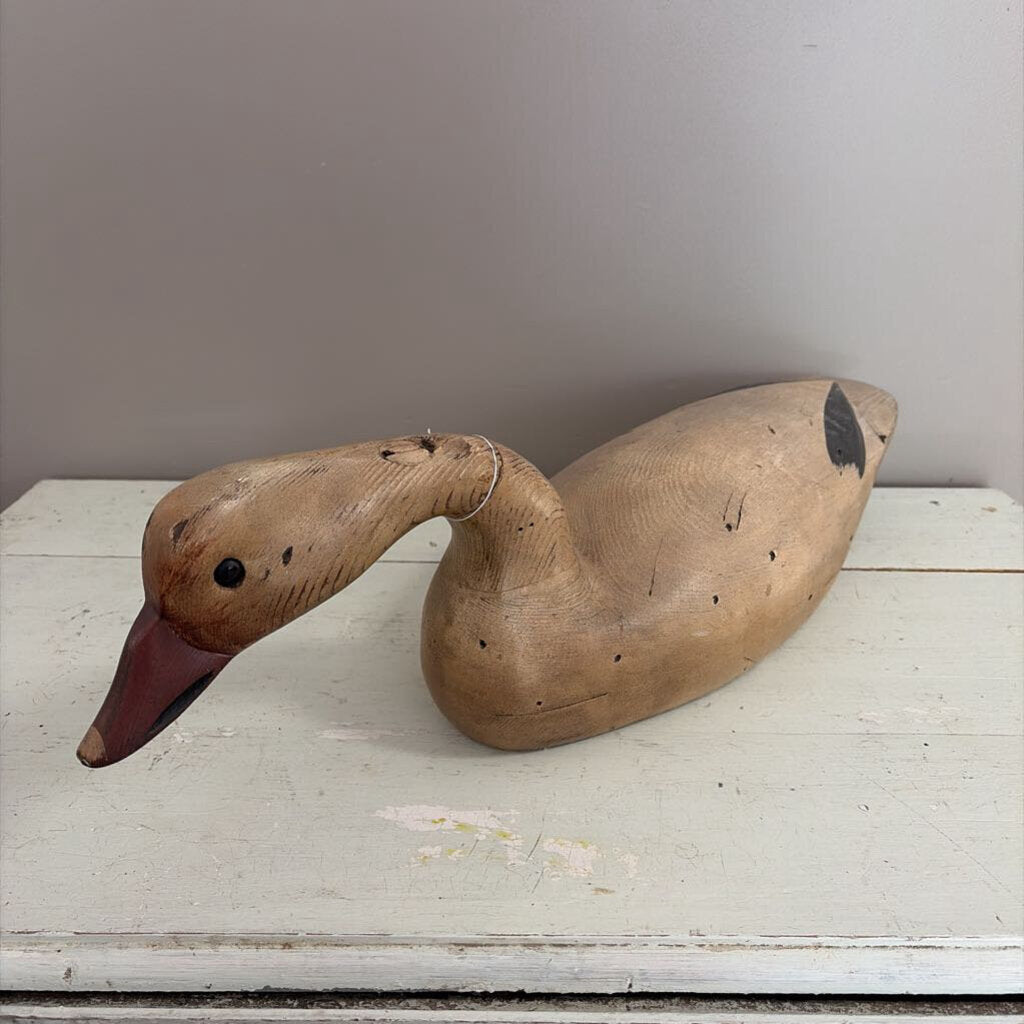 large wooden goose