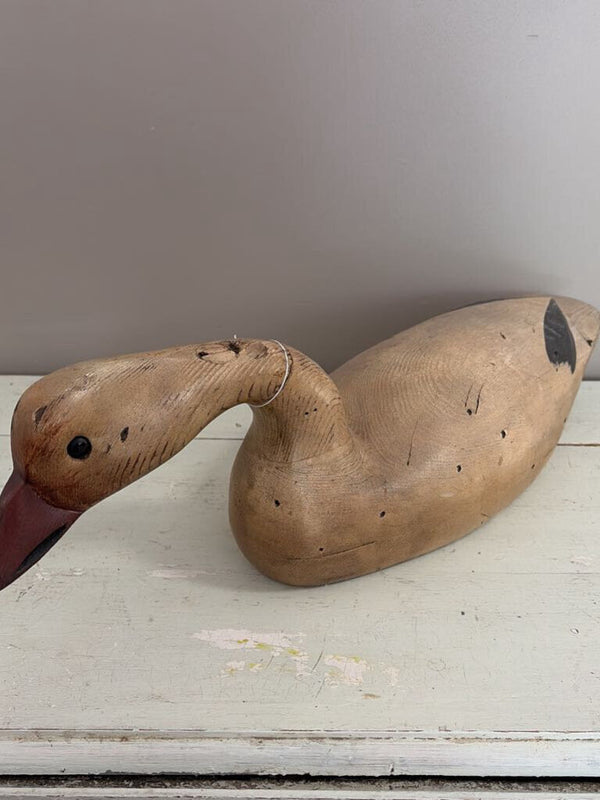 large wooden goose