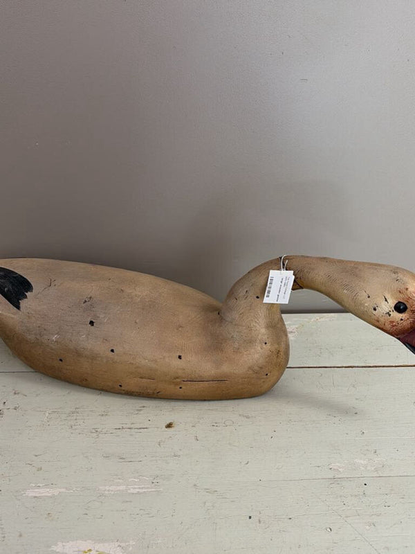 large wooden goose