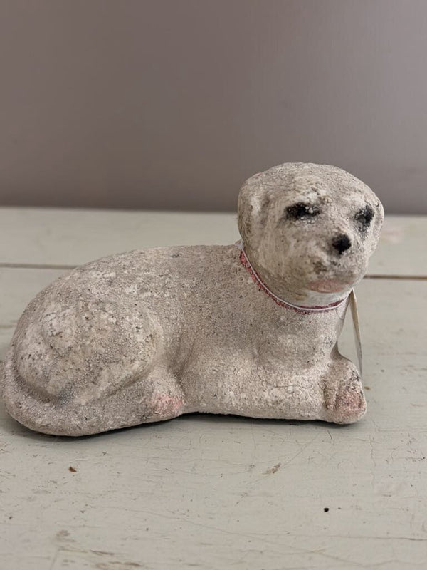 white dog figurine