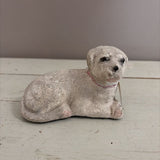 white dog figurine