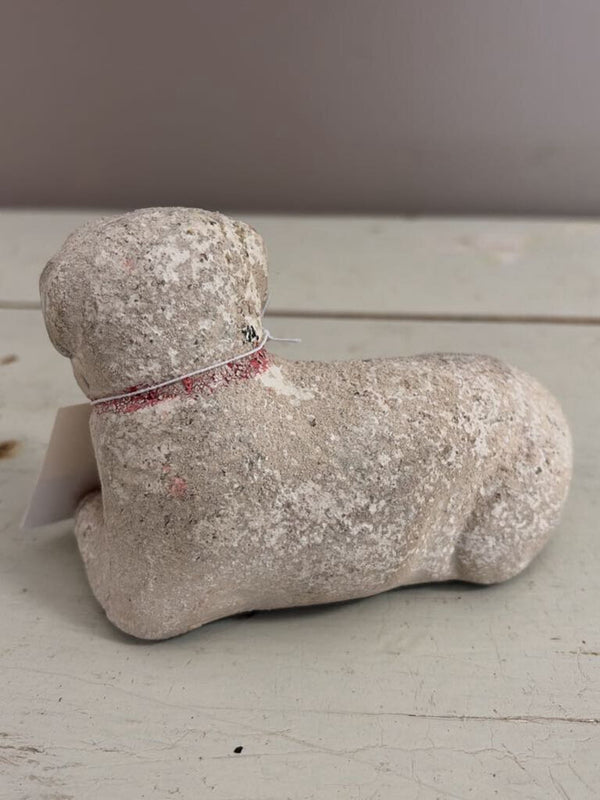 white dog figurine