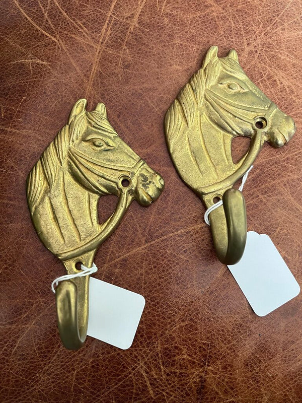 Brass horse hook