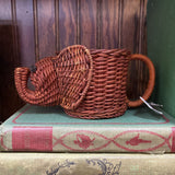 #547 Elephant Basket with Handle