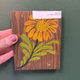 #549 Double Sided Wood Painted Art