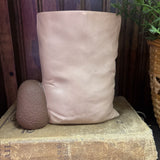 #573 Pottery Tomato Seed Vase with Cute Critter