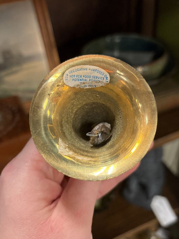 #579 Thin Handled Brass Bell