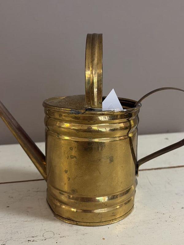small brass watering can