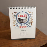 2027 Country Farm Desk Calendar