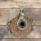 Wicker Wrapped Bottle