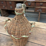 Wicker Wrapped Bottle