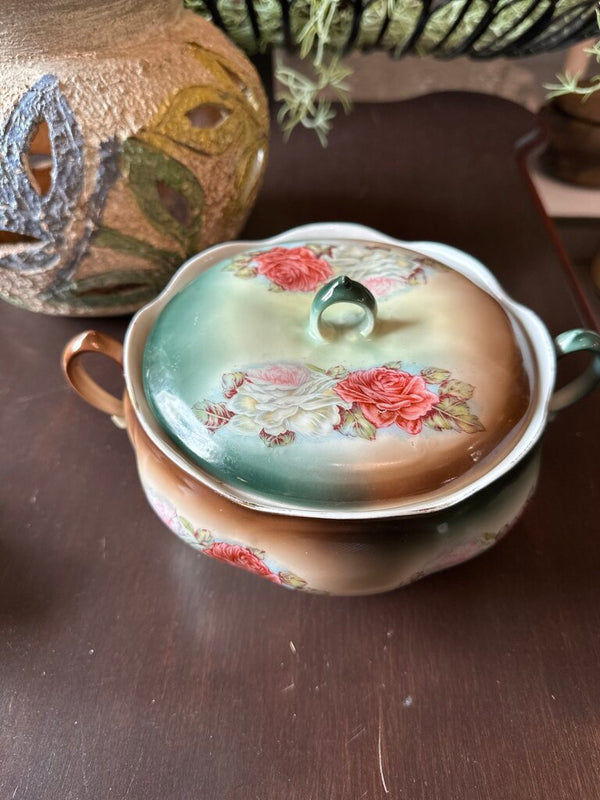 Antique Porcelain Lidded Server