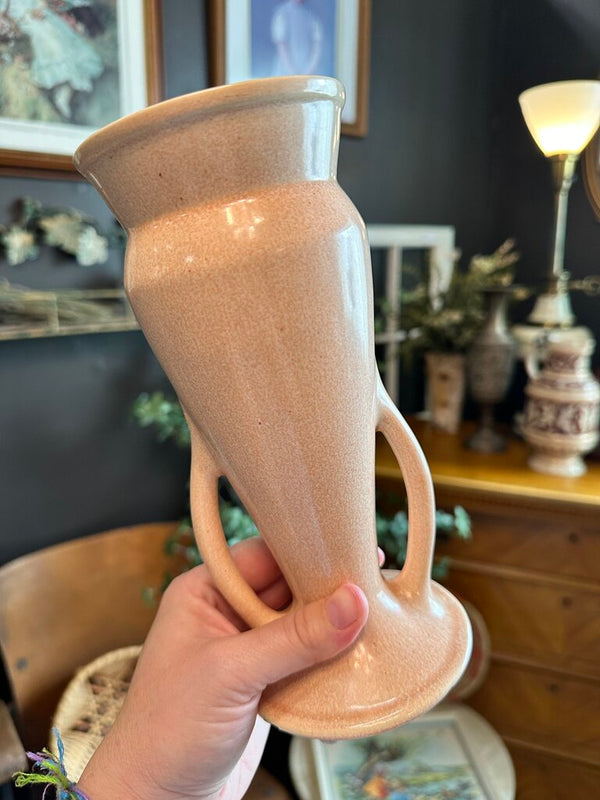 Weller Wild Rose Handled Vase