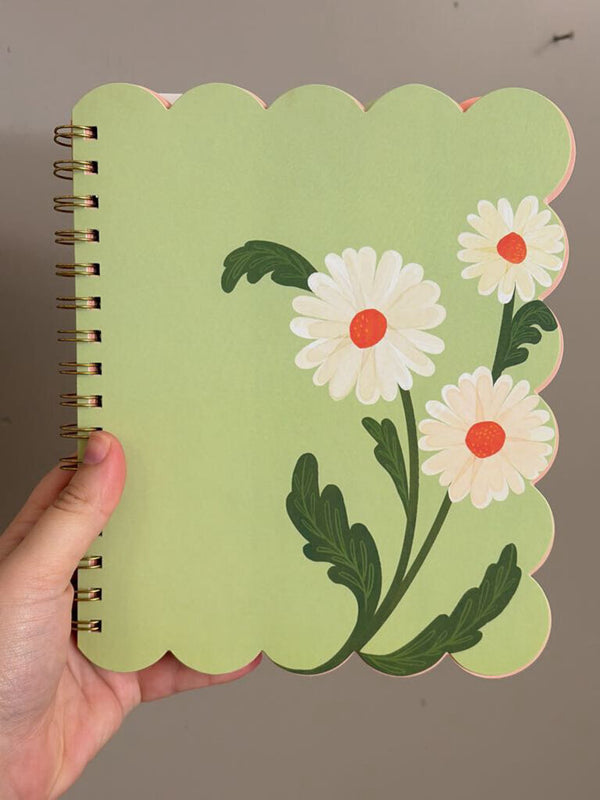 Daisies Spiral Journal