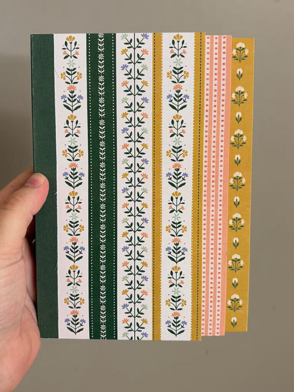 Forest Coral Floral Softcover Journal