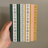 Forest Coral Floral Softcover Journal
