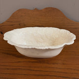 antique white oval cabbage bowl
