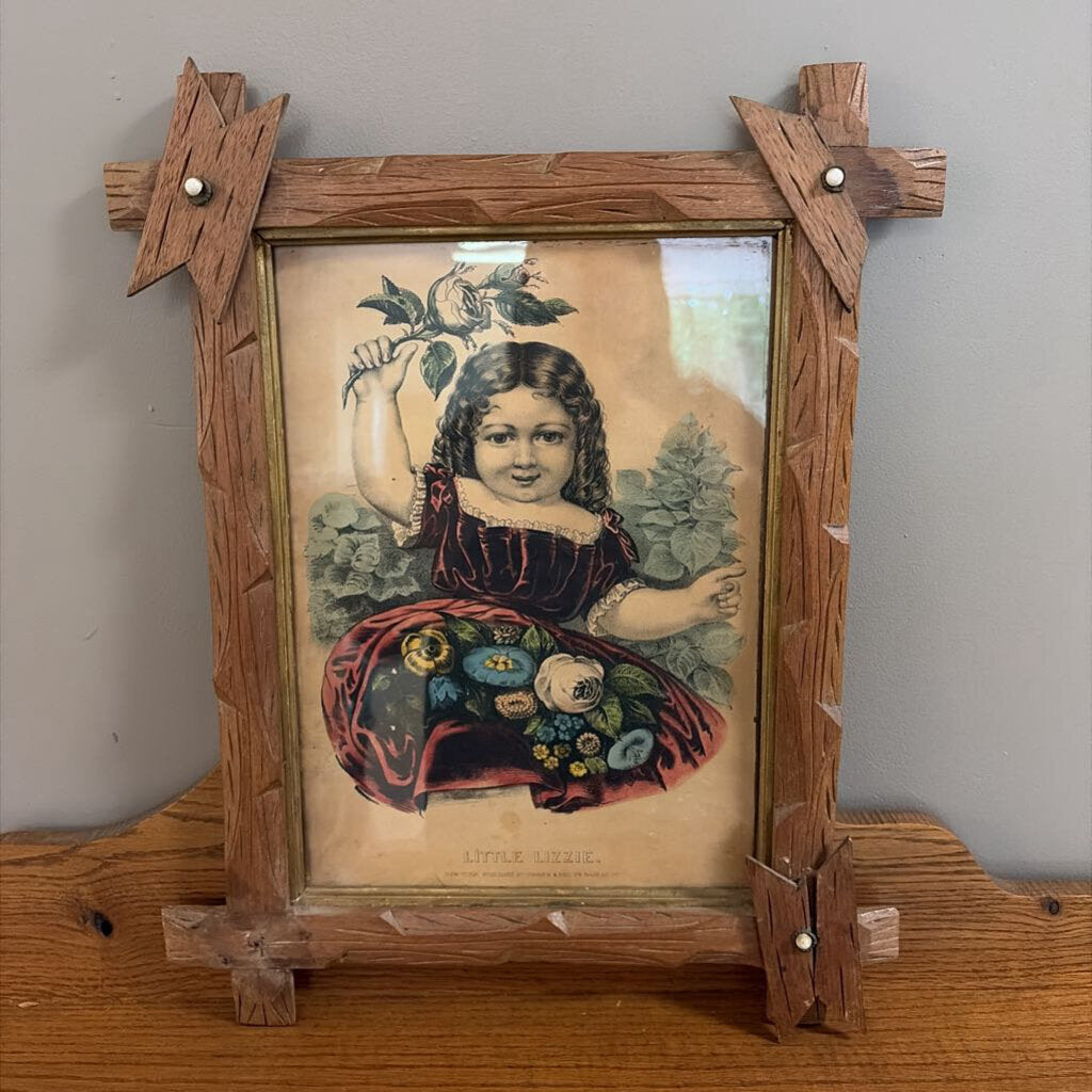 framed little lizzie art