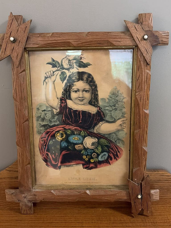 framed little lizzie art