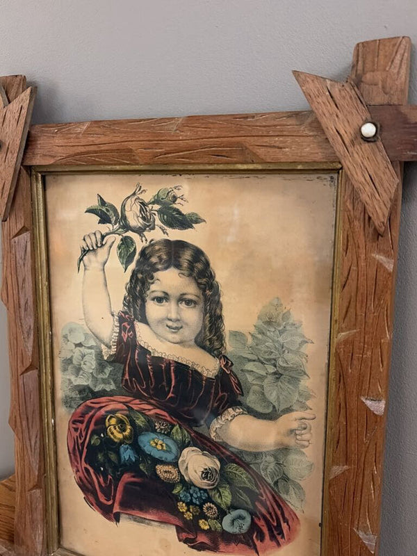 framed little lizzie art