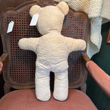 #614 Antique Handmade Quilted Teddy Bear