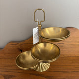 brass swivel bowl stand
