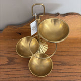 brass swivel bowl stand