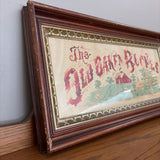 the old oaken bucket cross stitch art
