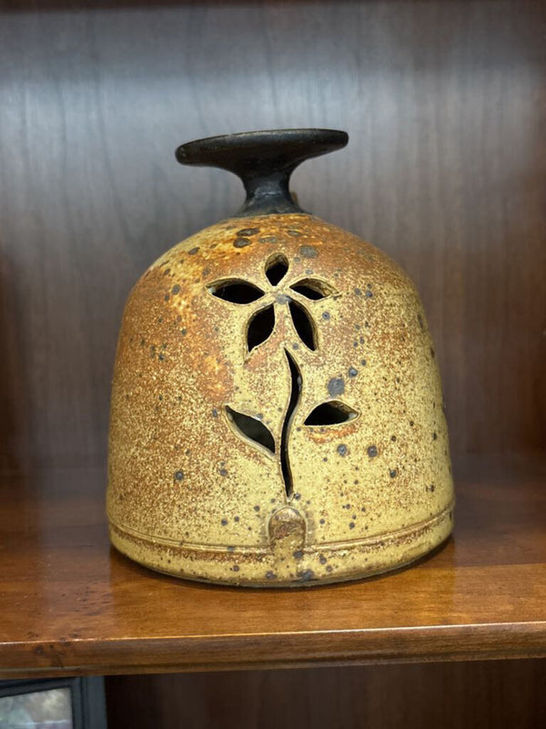 #616 Studio Handmade Pottery Vessel - Brown Earth Toned Glaze
