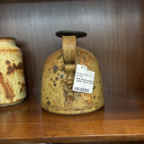 #616 Studio Handmade Pottery Vessel - Brown Earth Toned Glaze