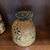 #616 Studio Handmade Pottery Vessel - Brown Earth Toned Glaze