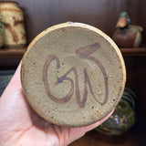 #616 Studio Handmade Pottery Vessel - Brown Earth Toned Glaze