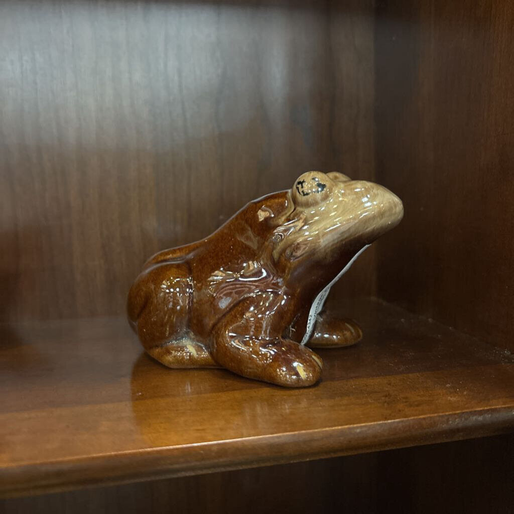 #619 Vintage Frog Money Bank
