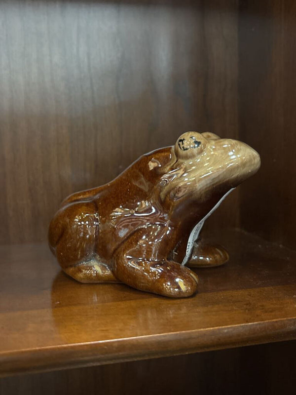 #619 Vintage Frog Money Bank