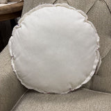 Handmade Quilted 14" x 14" Circle Pillow