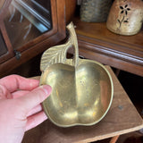 #627 Brass Apple Catch All Dish
