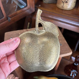 #627 Brass Apple Catch All Dish