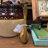 #644 5.5" Tall Brass Swan