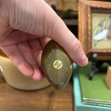 #644 5.5" Tall Brass Swan