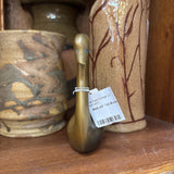 #645 4.5" Tall Brass Swan