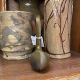 #645 4.5" Tall Brass Swan