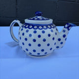 Polish pottery tea pot