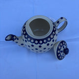 Polish pottery tea pot