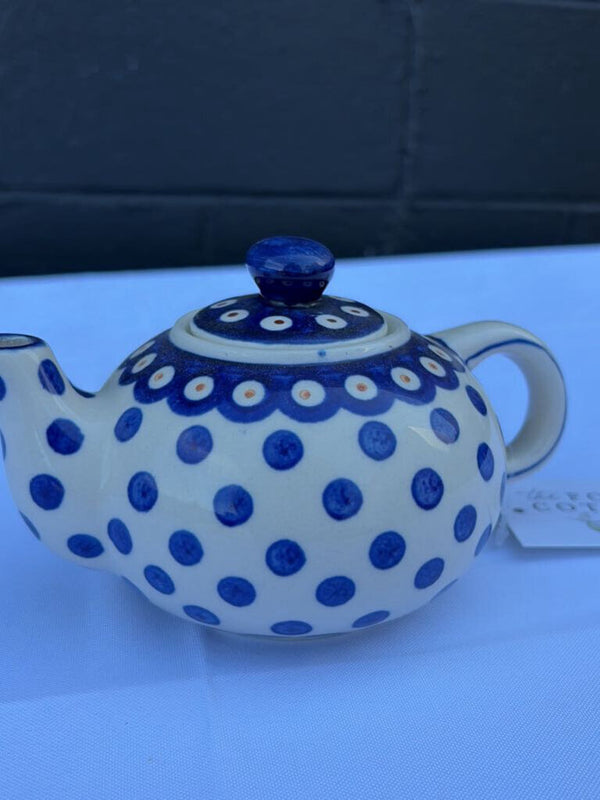 mini Polish pottery tea pot