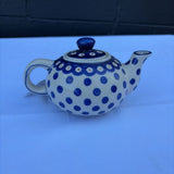 mini Polish pottery tea pot
