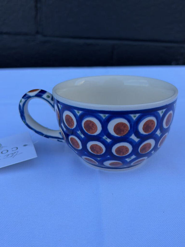 Polish pottery tea cup